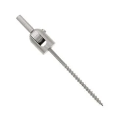 HAAS Axis Stair Run Cable Rail End Fitting Assembly For Wood Posts