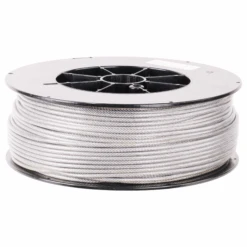 PRO Strand 7x19 Type 304 Vinyl Coated Stainless Steel Cable -E-rigging Store 1 8 inch X 500 foot pro strand 7x19 type 304 vinyl coated stainless steel cable reel main