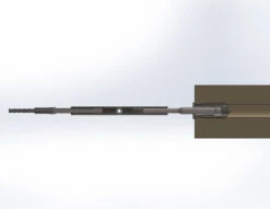 HAAS Revo Cable Rail Lag Swage Tension Fitting Assembly -E-rigging Store 1 8 lag swage turnbuckle 3d section