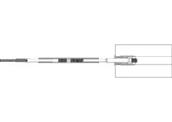 HAAS Revo Cable Rail Lag Swage Tension Fitting Assembly -E-rigging Store 1 8 lag swage turnbuckle drawing section