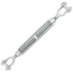 Galvanized Jaw & Jaw Turnbuckle -E-rigging Store 1 inch x 12 inch jaw jaw turnbuckle