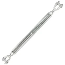 Galvanized Jaw & Jaw Turnbuckle -E-rigging Store 1 inch x 24 inch jaw jaw turnbuckle