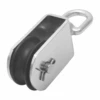 Type 304 Stainless Steel Square Block With Nylon Sheave -E-rigging Store 1031 PRODUCT SHOT PNG EDIT