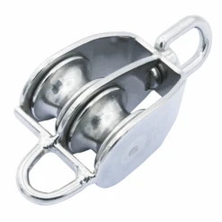 Type 304 Stainless Steel Eye End Twin Swivel Block