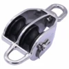 Type 304 Stainless Steel Eye End Twin Swivel Block With Nylon Sheave -E-rigging Store 1048 PRODUCT SHOT PNG EDIT
