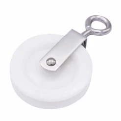 Type 304 Stainless Steel Cable Steering Pulley With Eye