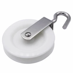 Type 304 Stainless Steel Cable Steering Pulley With Hook