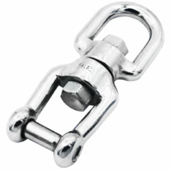 Type 316 Stainless Steel Eye X Jaw No-Snag Pin Swivel