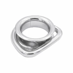 Stainless D Rings With Sheave -E-rigging Store 1 4 stainless steel D ring sheave