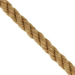 Polypropylene Tan 3-Strand Rope -E-rigging Store 3 strand polypro tan close