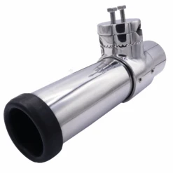 Type 304 Stainless Steel Rail Mount Rod Holder