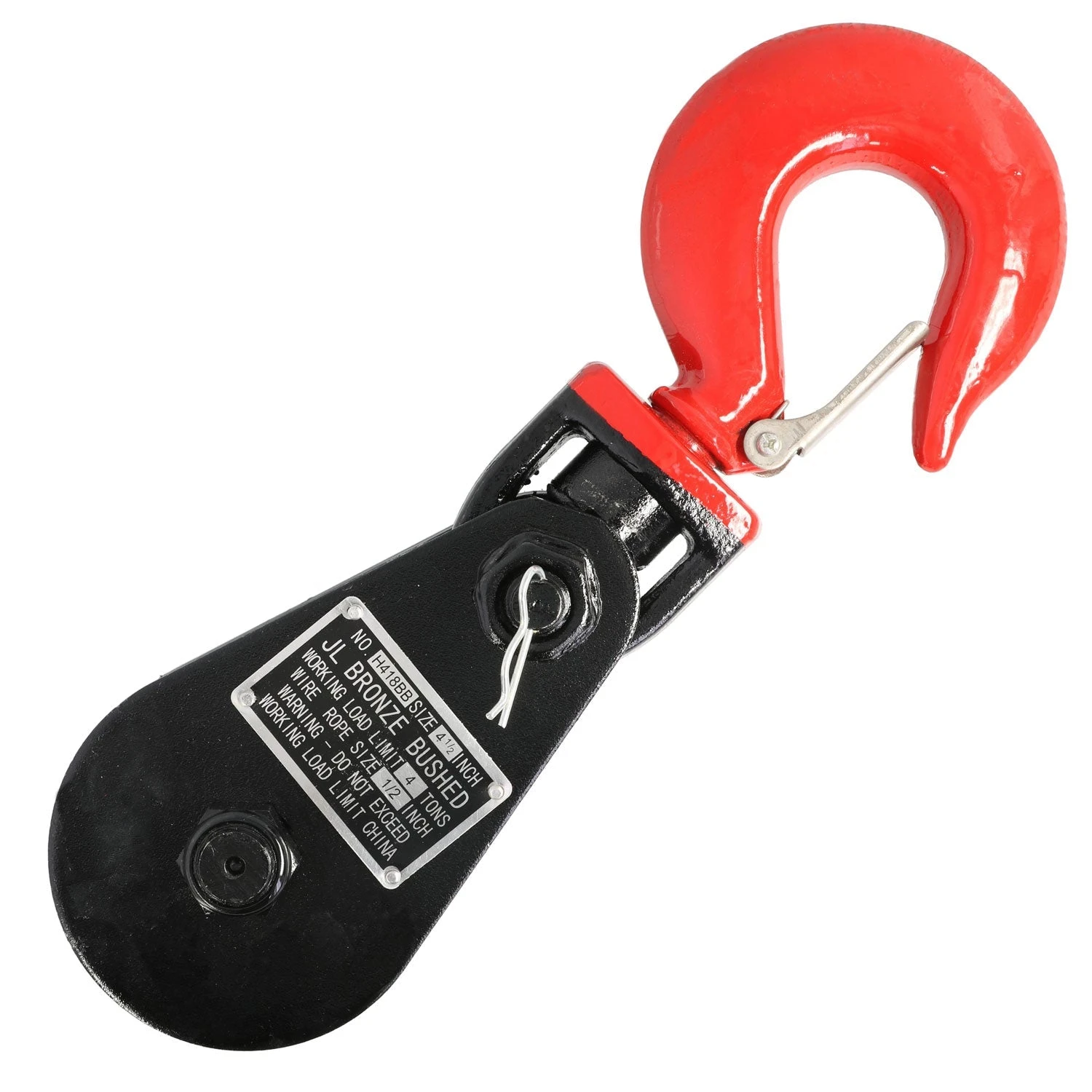 Wire Rope Snatch Blocks With Hook 5 Wire Rope Snatch Blocks With Hook - Image 3