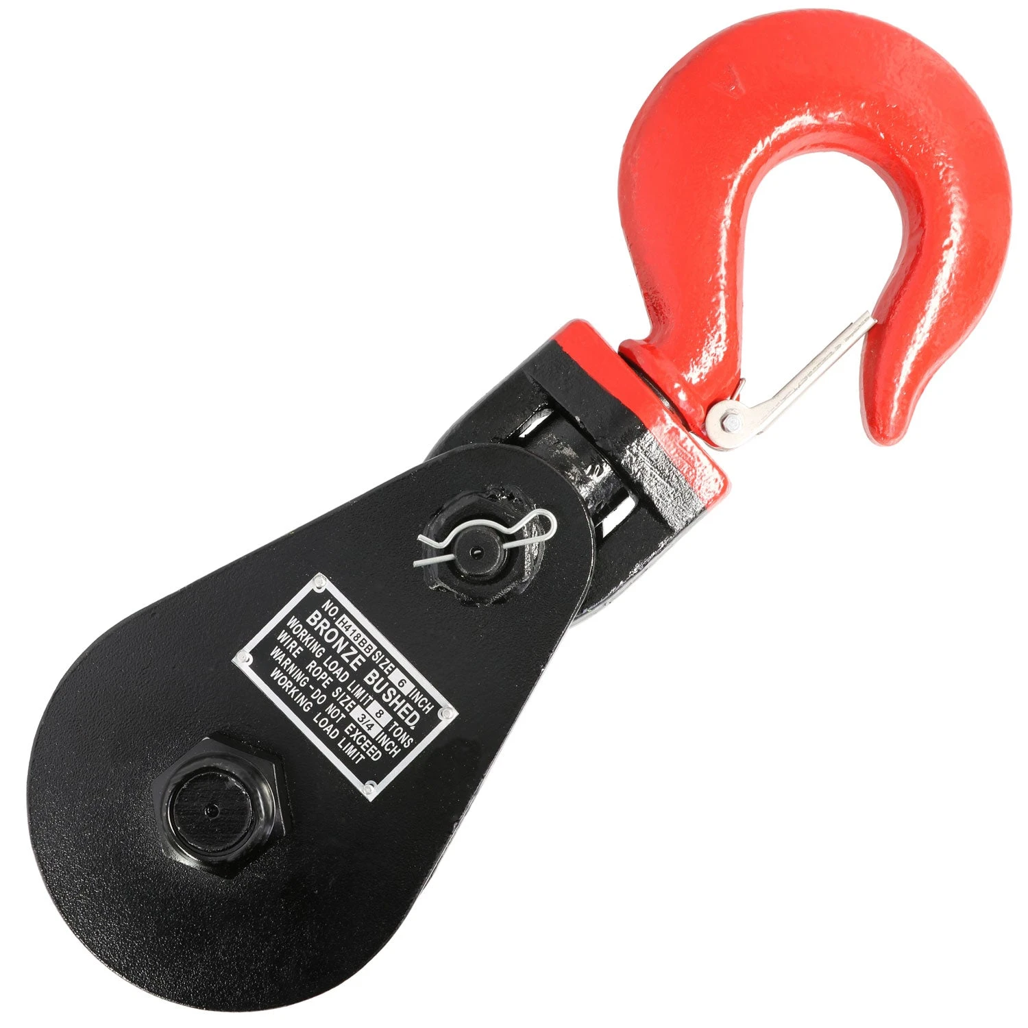 Wire Rope Snatch Blocks With Hook 3 Wire Rope Snatch Blocks With Hook