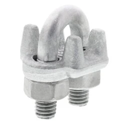 Chicago Hardware Hot Dip Galvanized Drop Forged Clips -E-rigging Store Five sixteenth inch Chicago Hardware Drop Forged Clip Hot Dip Galvanized