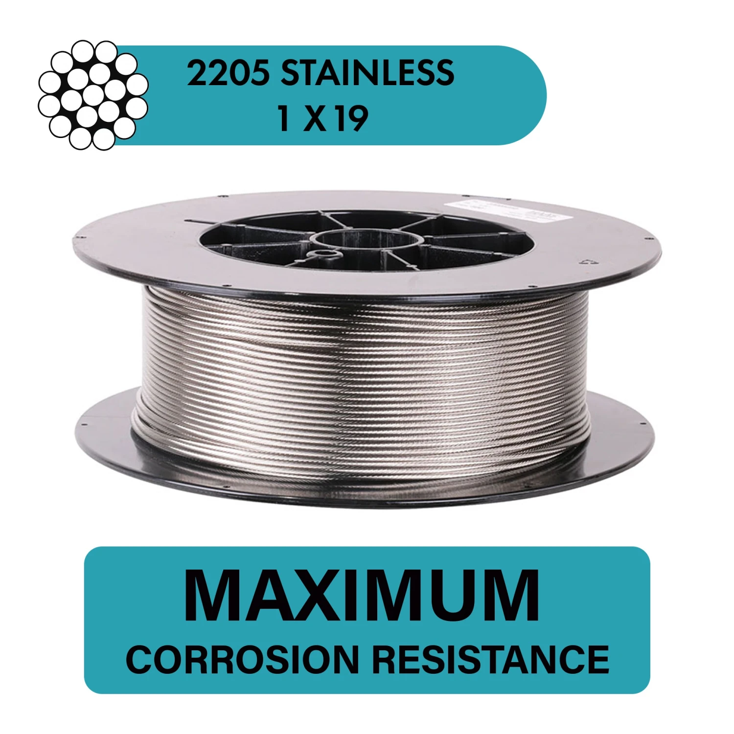 Grand Strand X 1x19 Duplex 2205 Stainless Steel Cable 3 Grand Strand X 1x19 Duplex 2205 Stainless Steel Cable