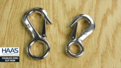Type 316 Stainless Steel Slip Hook 9 Type 316 Stainless Steel Slip Hook -E-rigging Store HAAS Stainless Steel Slip Hook main