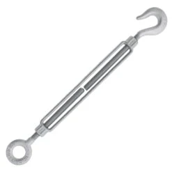 Chicago Hardware Hot Dip Galvanized Hook X Eye Turnbuckles 26 Chicago Hardware Hot Dip Galvanized Hook X Eye Turnbuckles -E-rigging Store Half inch x nine inch Galvanized Turnbuckle 12e10e2b 01f7 4fa6 871c d8d6f7b719d8