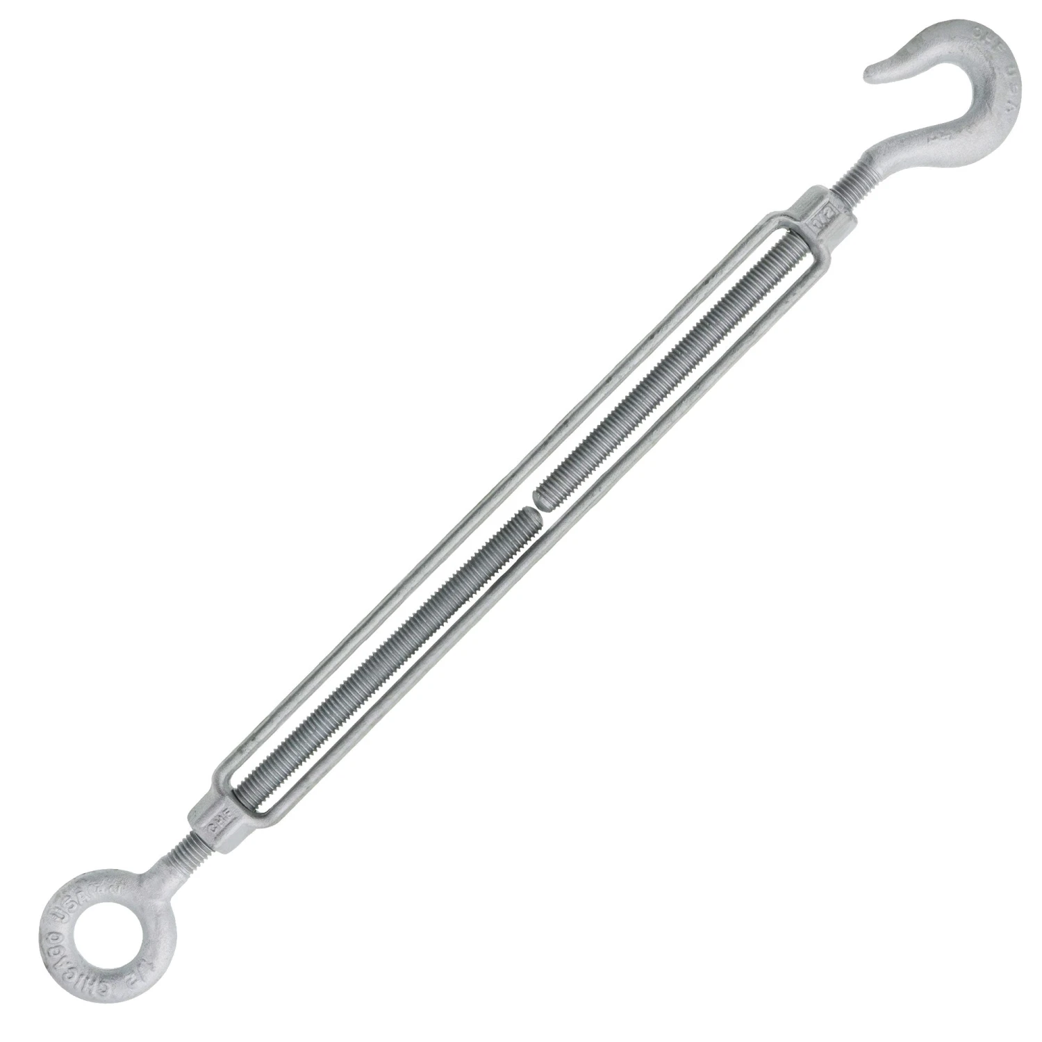 Chicago Hardware Hot Dip Galvanized Hook X Eye Turnbuckles 8 Chicago Hardware Hot Dip Galvanized Hook X Eye Turnbuckles - Image 6