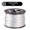 PRO Strand 7x7 Hot Dip Galvanized Steel Cable -E-rigging Store PRO Strand 7x7 Hot Dip Galvanized Steel Cable