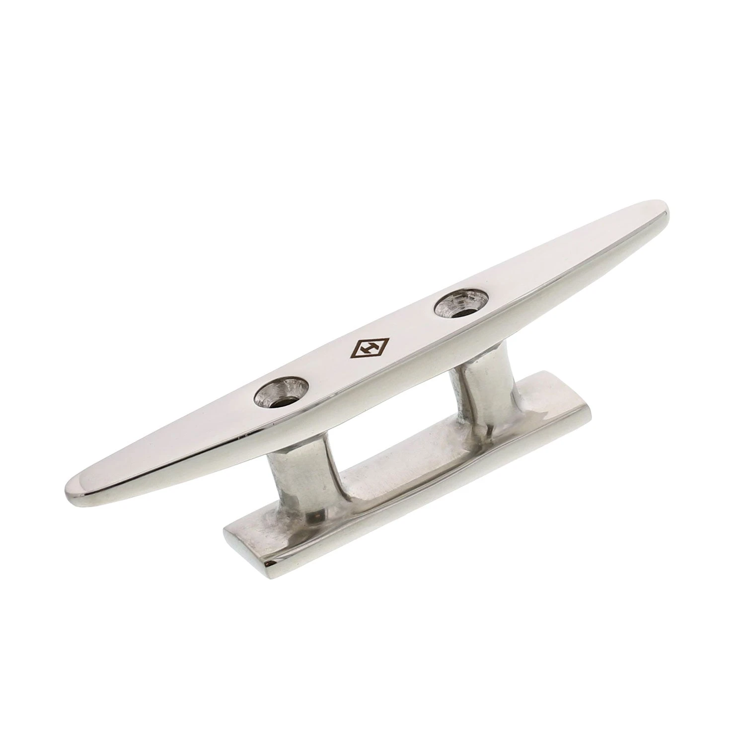 Stainless Low Profile Flat Top Deck Cleats, Slim Style 4 Stainless Low Profile Flat Top Deck Cleats, Slim Style - Image 2