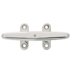 Stainless Low Profile Flat Top Deck Cleats, Bluewater Style -E-rigging Store SS Low Flat Deck Cleat Top