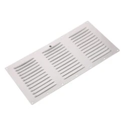 Stainless Rectangular Vent Plate -E-rigging Store SS Rect Vent Plate 1274