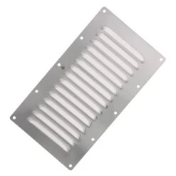 Stainless Rectangular Vent Plate -E-rigging Store SS Rect Vent Plate 1277