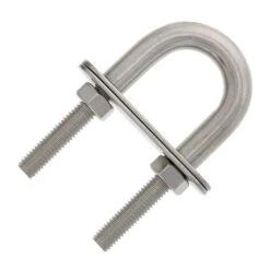 Stainless U-Bolts With Oversized Head, Metric -E-rigging Store SS U Bolt Lg Head 5 16 x 1 5