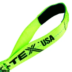 1-Ply, Reinforced Flat Eye Web Slings 41 1-Ply, Reinforced Flat Eye Web Slings -E-rigging Store THORTEX lined bearing point eye sling close up