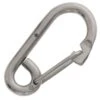 Stainless Round Spring Snap Links -E-rigging Store Three Eighths Inch Stainless Steel Spring Snap Round Type