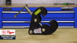 Tiger Lifting Adjustable Angle Beam Clamps With Suspension Bar -E-rigging Store Tiger Lifting Adjustable Angle Beam Clamps with Suspension Bar main