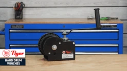2,000 Lbs Capacity Tiger Lifting HW Hand Drum Winch, Mountable -E-rigging Store Tiger Lifting Hand Drum Winch 2000 LBS main