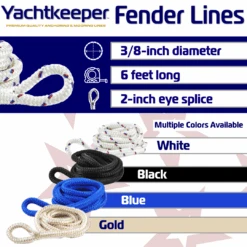 Yachtkeeper Dock Fender Line Rope -E-rigging Store Yachtkeeper Fender Line Rope Specifications