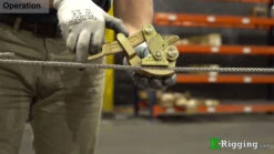 Wire Rope & Cable Grips -E-rigging Store cable grip application