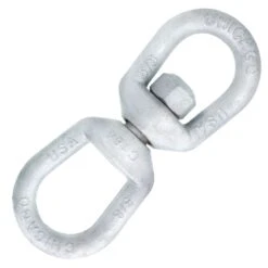Chicago Hardware Drop Forged Hot Dip Galvanized Eye X Eye Swivels -E-rigging Store five eighths Chicago Hardware galvanized eye x eye swivel