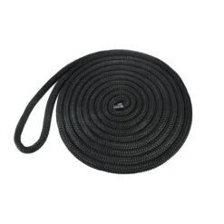 Yachtkeeper Black Dock Line Rope -E-rigging Store five eighths in x twenty ft double braid nylon dock line black United Strands main 8c6d959c bc7e 4827 8c0b 693ffd996cfb