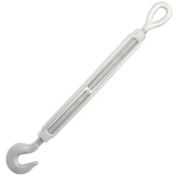 Galvanized Hook & Eye Turnbuckle 30 Galvanized Hook & Eye Turnbuckle -E-rigging Store five eighths inch X 12 inch Hook Eye Turnbuckle