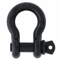 Black Powder Coated Galvanized Screw Pin Anchor Shackle -E-rigging Store five eighths inch screw pin shackle black