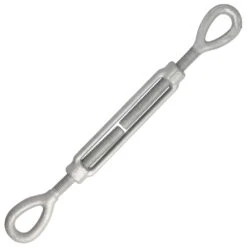 Galvanized Eye & Eye Turnbuckle -E-rigging Store five eighths inch x 6 inch eye eye turnbuckle 2