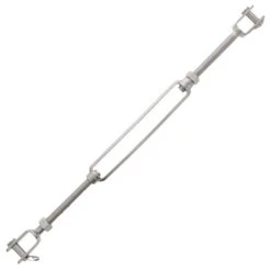 StainlessJaw X Jaw Turnbuckles -E-rigging Store five eighths stainless steel jaw x jaw turnbuckle alt
