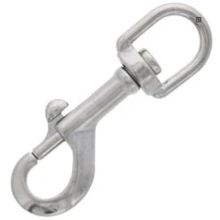 Type 316 Stainless Swivel Eye Snaps -E-rigging Store five eighths stainless steel snap swivel eye 5 8