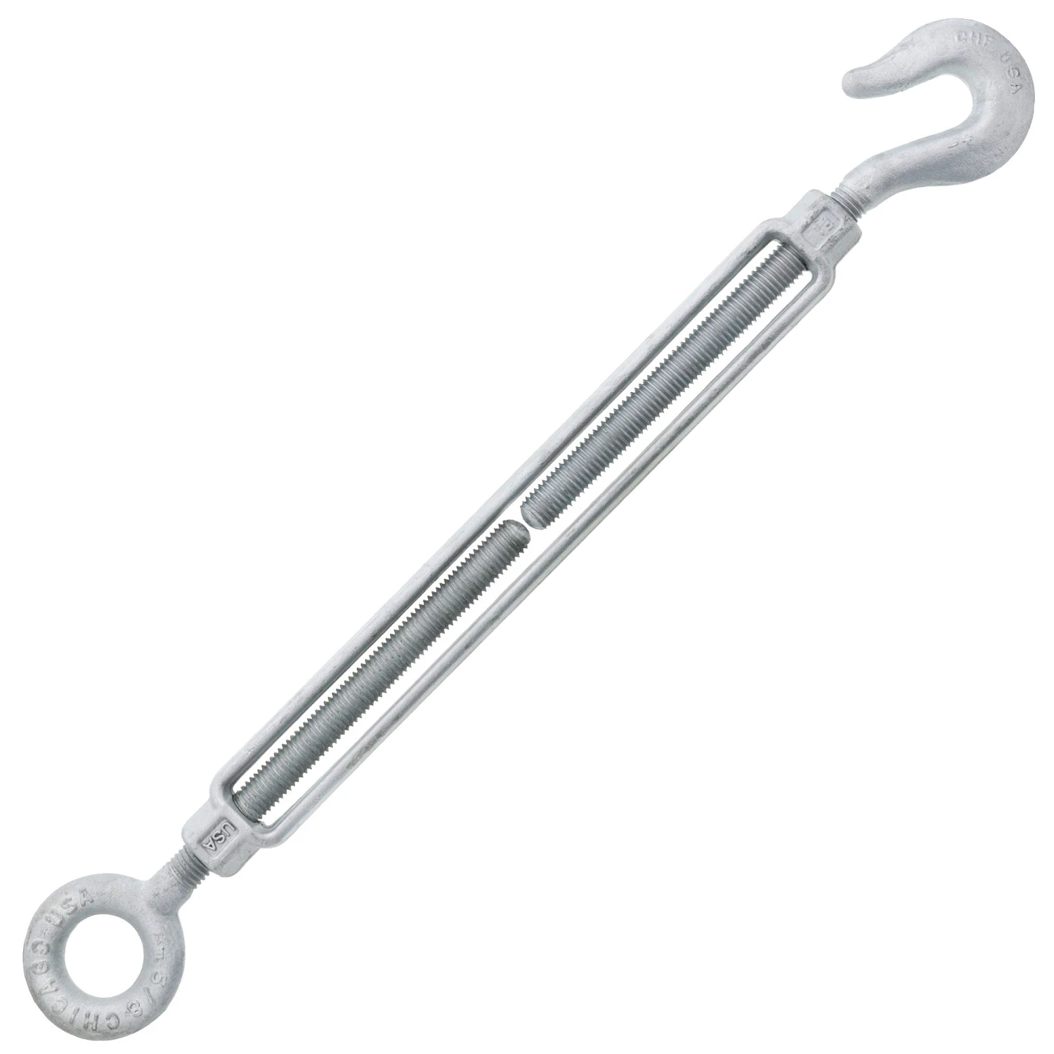 Chicago Hardware Hot Dip Galvanized Hook X Eye Turnbuckles 11 Chicago Hardware Hot Dip Galvanized Hook X Eye Turnbuckles - Image 9
