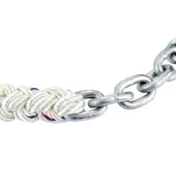 Yachtkeeper 8-Plait Nylon Rope Anchor Rode -E-rigging Store five eigths inch 8 plait nylon anchor rode and five sixteenths inch G4 chain united strands close de121e29 b26f 47f0 9f0c c4993b5f0348