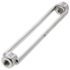 Stainless Turnbuckle Bodies -E-rigging Store five sixteenth stainless steel pipe style toggle jaw x jaw turnbuckle body