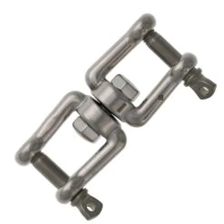 Type 316 Stainless Steel Jaw X Jaw Swivel -E-rigging Store five sixteenths inch stainless steel jaw and jaw