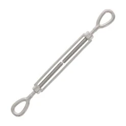 Stainless Steel Eye X Eye Turnbuckle, U.S. Type -E-rigging Store five sixteenths inch x four and a half inch ss eye and eye turnbuckle