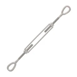 Stainless Steel Eye X Eye Turnbuckle, U.S. Type -E-rigging Store five sixteenths inch x four and a half inch ss eye and eye turnbuckle opened