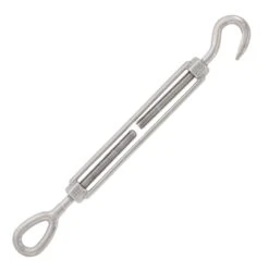 Stainless Steel Hook X Eye Turnbuckle -E-rigging Store five sixteenths inch x four and a half inch ss hook and eye turnbuckle