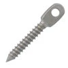 5/16" X 1-1/2" Stainless Steel Eye Tab Lag Screw Bolt With 1/4" Bore 1 5/16" X 1-1/2" Stainless Steel Eye Tab Lag Screw Bolt With 1/4" Bore -E-rigging Store five sixteenths inch x one and one half inch stainless eye tab bolt