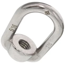 Stainless U.S. Type Eye Nuts 8 Stainless U.S. Type Eye Nuts -E-rigging Store five sixteenths stainless steel us type eye nut